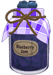 pixel art style jar of strawberry jam